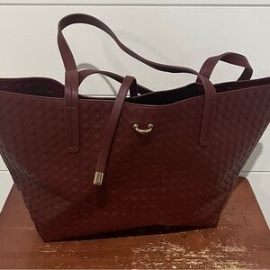 Burgundy Tote Bag